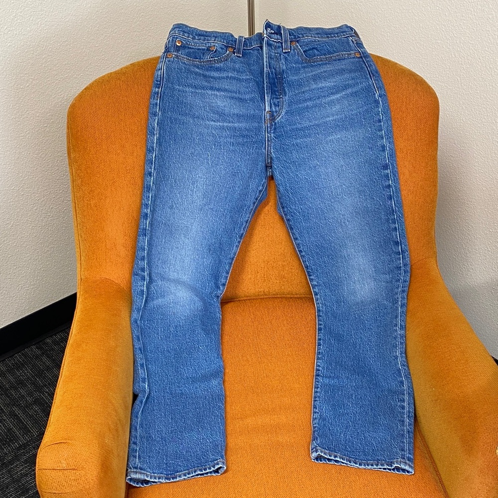 Levi's Women's Wedgie Straight Blue Jeans